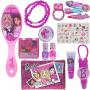 Barbie - Townley Girl Cosmetic Makeup Gift Box Set includes Lip Gloss, Nail Polish, Eye Shadow, Hair Accessories and more! 