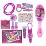 Barbie - Townley Girl Cosmetic Makeup Gift Box Set includes Lip Gloss, Nail Polish, Eye Shadow, Hair Accessories and more! 