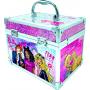 Barbie - Townley Girl Train Case Cosmetic Makeup Set Includes Lip Gloss, Eye Shimmer, Brushes, Nail Polish, Nail Accessories & more!