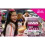 Barbie - Townley Girl Train Case Cosmetic Makeup Set Includes Lip Gloss, Eye Shimmer, Brushes, Nail Polish, Nail Accessories & more!