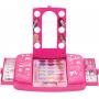 Barbie - Townley Girl Cosmetic Light-up Vanity Makeup Set Includes Lip Gloss, Eye Shadow, Brushes, Nail Polish, Nail Accessories & More! 