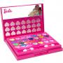 Barbie - Townley Girl Barbie Beauty Compact Set Kit with Brushes, 28 Eye Shadows, 6 Lip Gloss & 4 Blushes Makeup Set for Kids Toddler Girls