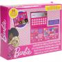 Barbie - Townley Girl Barbie Beauty Compact Set Kit with Brushes, 28 Eye Shadows, 6 Lip Gloss & 4 Blushes Makeup Set for Kids Toddler Girls