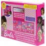 Barbie - Townley Girl Barbie Beauty Compact Set Kit with Brushes, 28 Eye Shadows, 6 Lip Gloss & 4 Blushes Makeup Set for Kids Toddler Girls