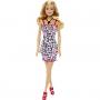 Barbie® Doll with Barbie logo printed dress