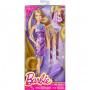 Barbie Hairtastic Doll (Purple)