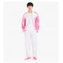 Balmain x Barbie Multi-cuts Nylon Track Jacket In Pink