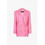 Balmain x Barbie Striped light pink Blazer