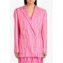 Balmain x Barbie Striped light pink Blazer