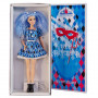 Blue Arlecchina Barbie Doll