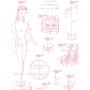 'Barbie™ Blueprint' Wallpaper by Barbie™ - Ballet Slipper