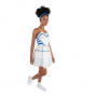 A Leading Role x Mattel Barbie Premium Adult Blue & White Sundress Dress Up - Barbie The Movie