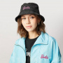 Barbie™ x Bonia Monogram Bucket Hat (Black)