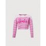 Barbie™ x Bonia Crop Top Sweater (Pink)