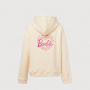 Barbie™ x Bonia Drawstring Hoodie (Cream)