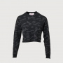 Barbie™ x Bonia Printed Sweater (Black)