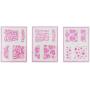 Barbie Replacement Parts Sparkle Studio - CCN12 - Replacement Stickers - Pink Printed Design