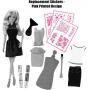 Barbie Replacement Parts Sparkle Studio - CCN12 - Replacement Stickers - Pink Printed Design