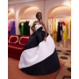 Carolina Herrera x BarbieStyle (black and white dress)