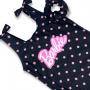 Barbie Girls one piece swimsuit with matching hair scrunchie