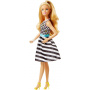 Barbie Fashionistas Black & White Stripes Barbie Doll
