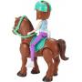 Barbie® On The Go™ Brown Pony and Doll