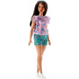 Barbie Fashionistas Floral Frills Doll (Curvy)