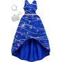 Barbie Complete Looks Sparkle Gown, Navy/Silver