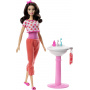 Barbie Doll and Bathroom Sink (Brunette)