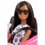 Barbie Brunette Doll and Vehicle