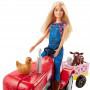 Barbie Doll and Tractor