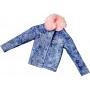 Barbie Clothes - Turtleneck Dress and Denim Coat