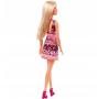 Basic blonde Barbie® doll with pink dress