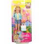 Barbie Travel Stacie Doll, Blonde, with 5 Accessories Including A Camera and Backpack, for 3 to 7 Year Olds