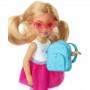 Chelsea™ Travel Doll, Blonde, with Puppy, Carrier & Accessories