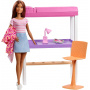 Barbie Doll with Bedroom Furniture and Accessories
