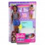 Barbie® Skipper™ Babysitters Inc.™ Playset with Bathtub, Babysitting Skipper™ Doll and Small Toddler Doll Plus Themed Accessories