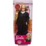 ​Barbie Judge Doll, Blonde, Wearing Black Robe with Gavel and Block