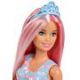 Barbie Dreamtopia Rainbow Princess Doll with Extra-Long Pink Hair and Accessories - Multi Color