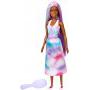 Barbie Dreamtopia Rainbow Princess Doll with Extra-Long Pink Hair and Accessories - Multi Color