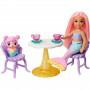 Barbie™ Dreamtopia Mermaid Playground Playset, with Chelsea™ Mermaid Doll, Merbear Friend Figure and Sand Castle Set with Swing, Slide, Pool and Tea Party