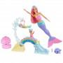 Barbie® Dreamtopia Mermaid Nursery Playset with Barbie® Mermaid Doll, Toddler and Baby Mermaid Dolls, Slide and Accessories