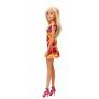 Barbie Doll with yellow dress with flowers