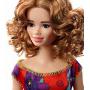 Barbie Doll with red flower dress