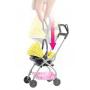 Barbie Skipper Babysitters Inc. Doll and Playset, Small Baby Doll with Yellow and Pink Stroller with Rolling Wheels and Removable Seat, Plus Blanket and Bottle, Gift for 3 to 7 Year Olds