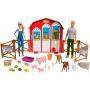 Barbie Sweet Orchard Farm Barn Playset with Barbie and Ken Dolls