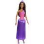 Barbie® Dreamtopia Princess Doll - Brunette, Wearing Shimmery Purple Skirt and Matching Tiara
