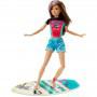 Barbie™ Dreamhouse Adventures Skipper™ Surf Doll, approx. 11-inch in Surfing Fashion, with Accessories