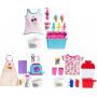 Barbie Cooking & Baking Accessory Pack with Breakfast-Themed Pieces, Including Apron for Doll, Toaster Mold & Container of Molded Dough, Ages 4 Years Old & Up, Multi