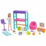 Barbie® Team Stacie™ Bedroom Playset with Doll & Puppy for 3 to 7 Year Olds